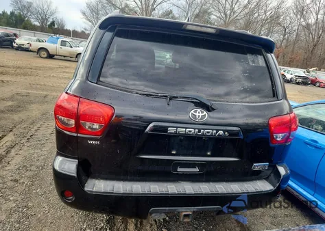 2012 Toyota Sequoia Sr5 из США, поврежденный, VIN 5TDZY5G14CS040711